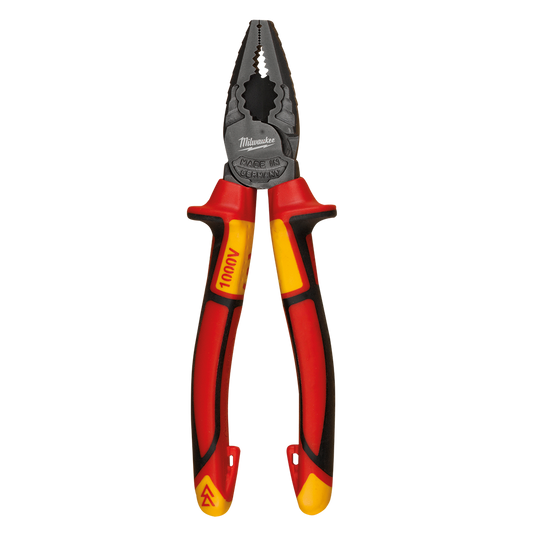 Milwaukee VDE Combination Pliers 180mm - 4932464572 - Available at Power Tool Specialists, Carlton, Victoria, Australia.