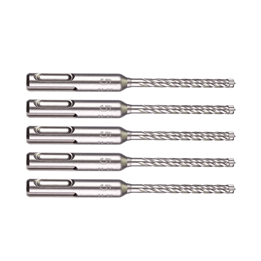 Milwaukee SDS Plus MX4 4-Cut Drill Bit 5 x 115mm (5) - 4932478529 - Available at Power Tool Specialists, Carlton, Victoria, Australia.