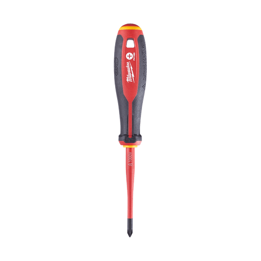 Milwaukee VDE Screwdriver PH1 x 80mm - 4932478721 - Available at Power Tool Specialists, Carlton, Victoria, Australia.