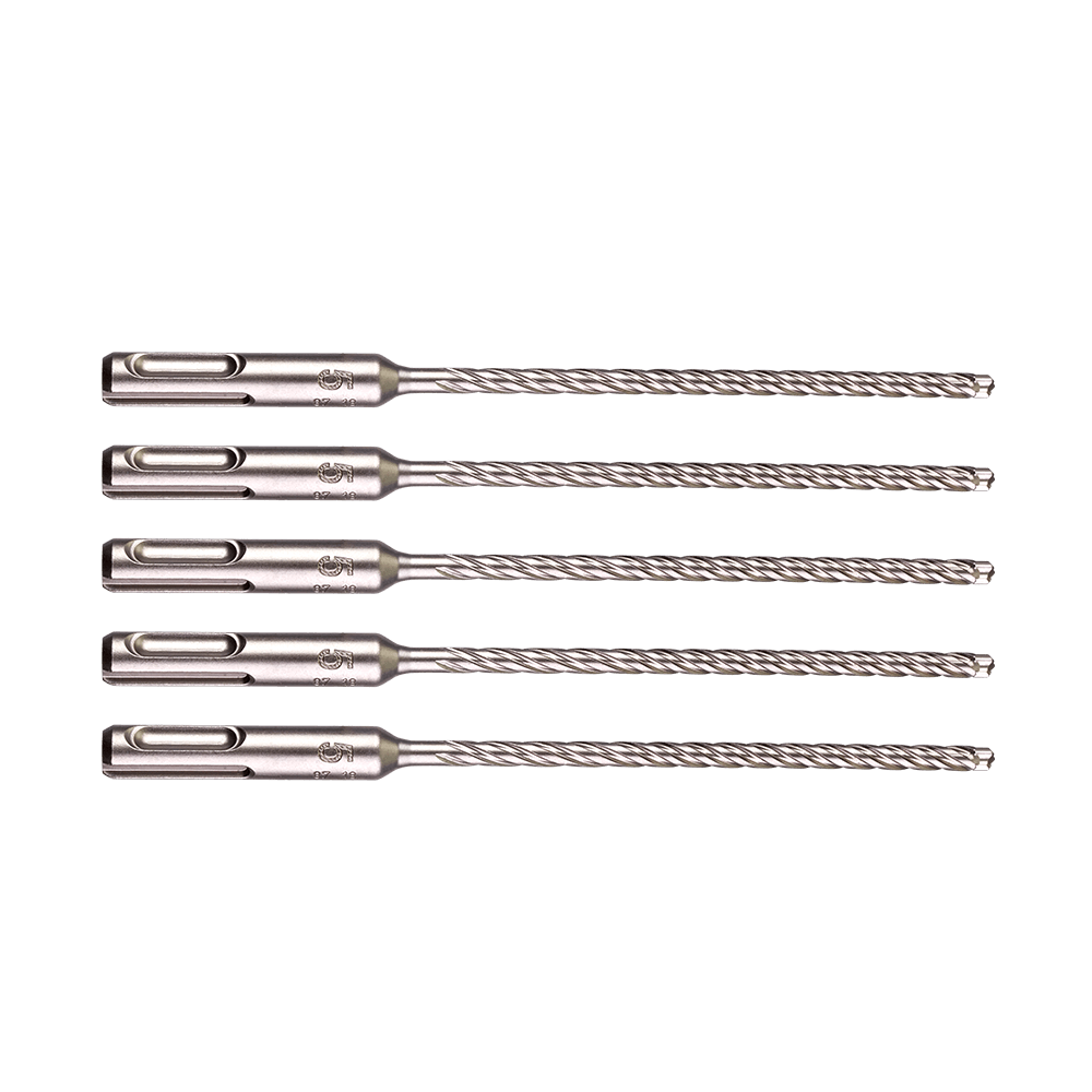 Milwaukee SDS Plus MX4 4-Cut Drill Bit 5 x 165mm (5) - 4932479669 - Available at Power Tool Specialists, Carlton, Victoria, Australia.