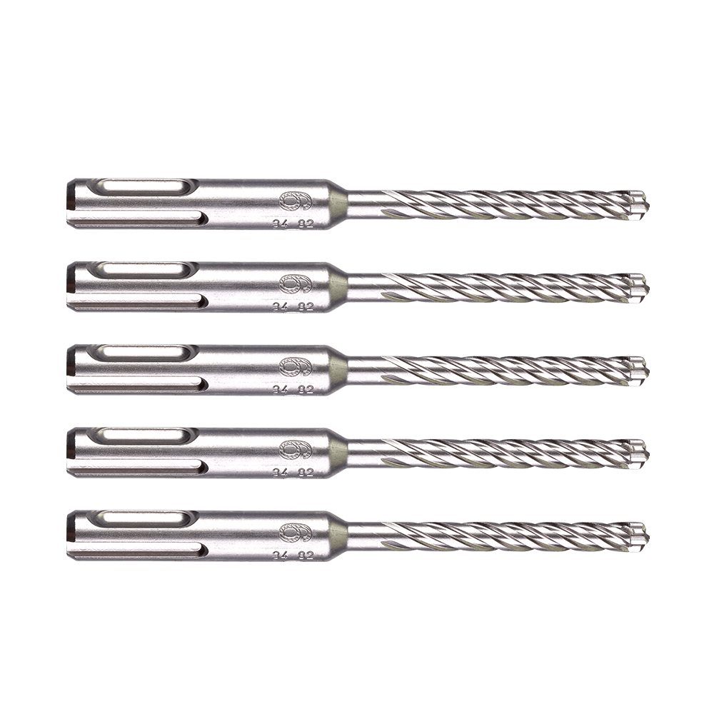 Milwaukee SDS Plus MX4 4-Cut Drill Bit 6.5 x 115mm (5) - 4932479672 - Available at Power Tool Specialists, Carlton, Victoria, Australia.