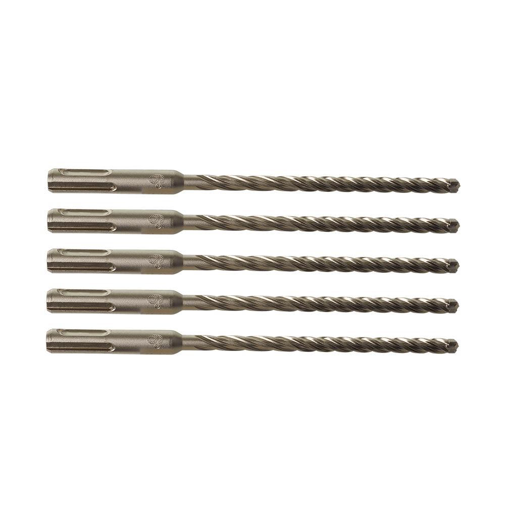Milwaukee SDS Plus MX4 4-Cut Drill Bit 6.5 x 165mm (5) - 4932479673 - Available at Power Tool Specialists, Carlton, Victoria, Australia.
