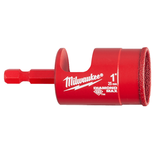 Milwaukee Diamond Plus™ One Piece Hole Saw 25mm (1") - 49560517 - Available at Power Tool Specialists, Carlton, Victoria, Australia.