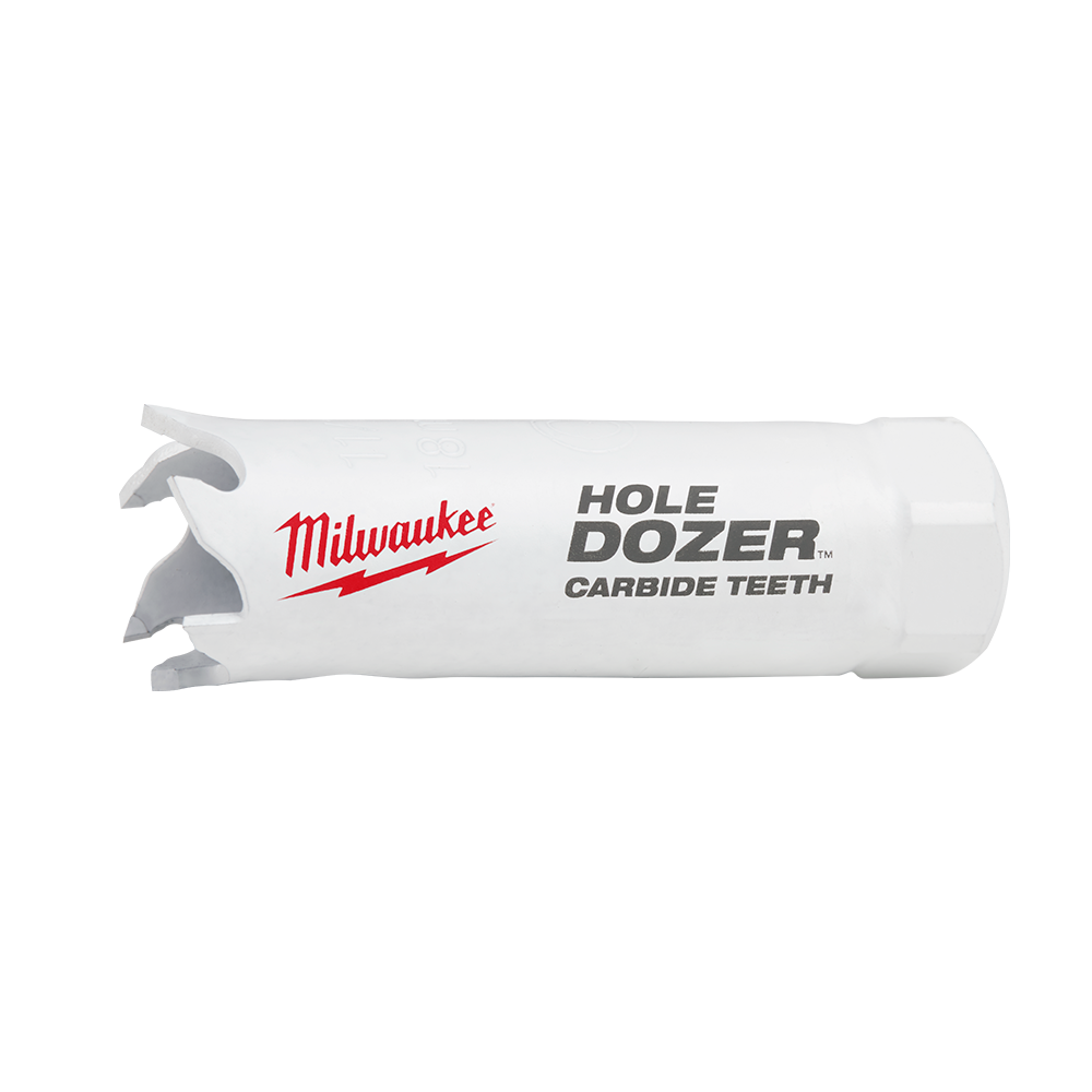 Milwaukee 18mm (11/16") HOLE DOZER™ with CARBIDE TEETH - 49560700 - Available at Power Tool Specialists, Carlton, Victoria, Australia.