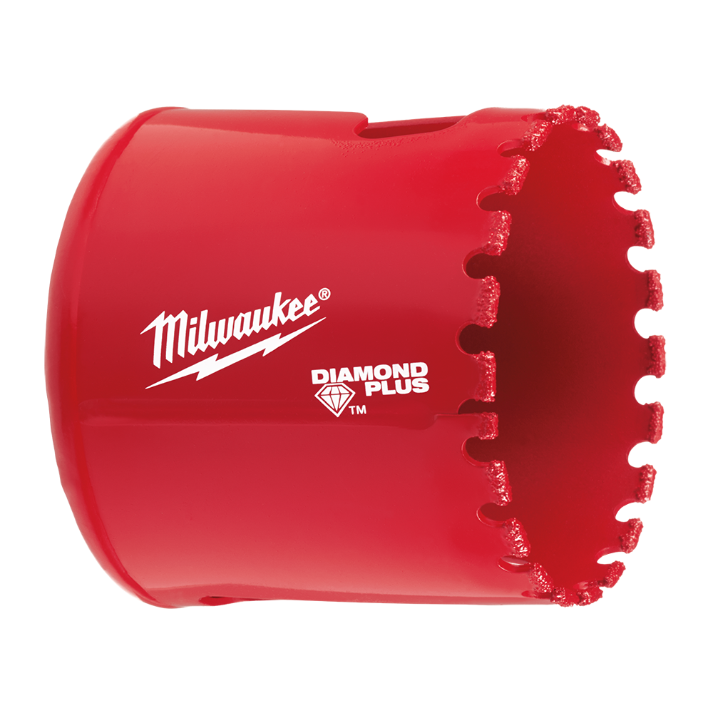 Milwaukee Diamond Plus™ Hole Saw 51mm (2") - 49565645 - Available at Power Tool Specialists, Carlton, Victoria, Australia.