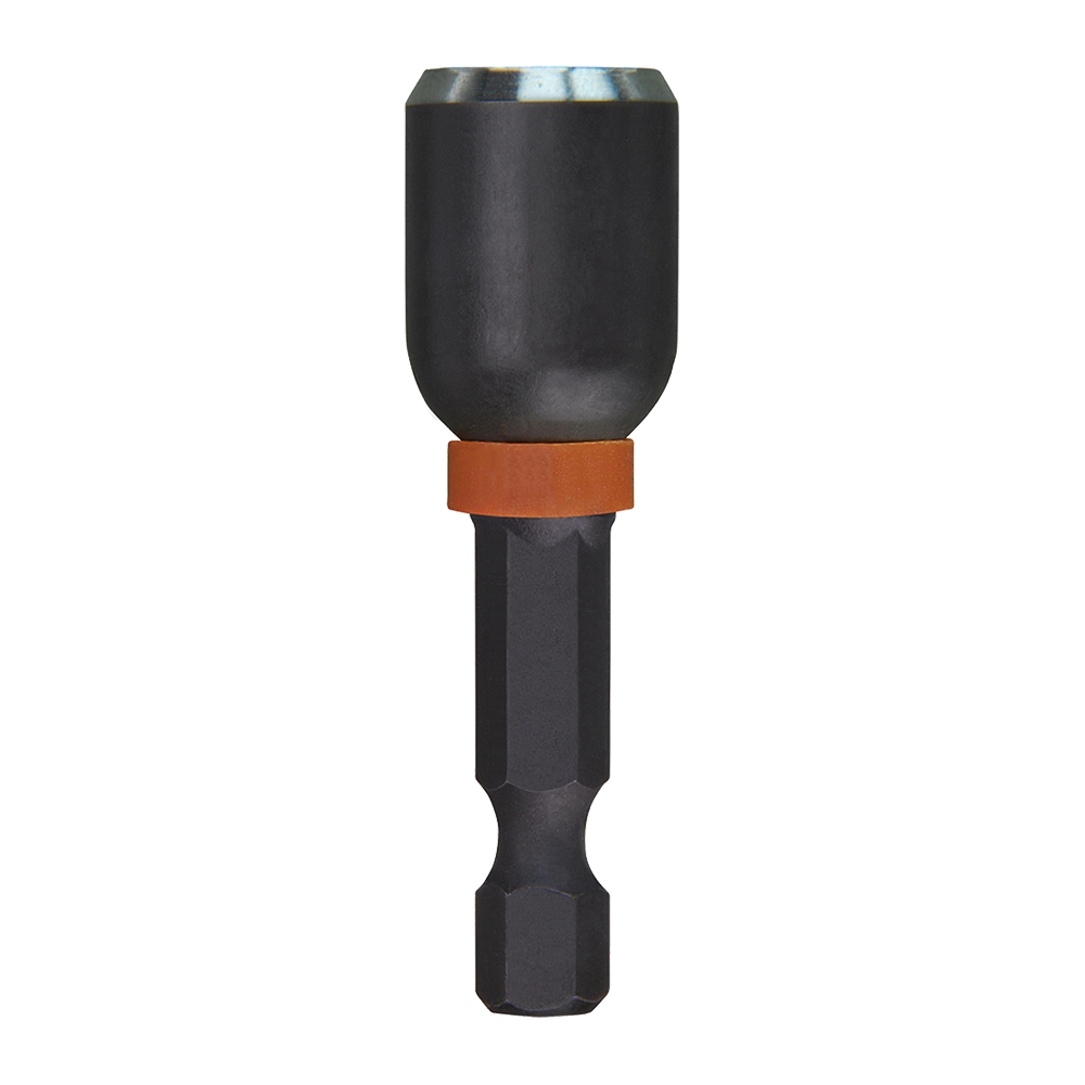 Milwaukee SHOCKWAVE™ Power Bit Magnetic Nutdriver 7/16"x 50mm (2")    - 49664506 - Available at Power Tool Specialists, Carlton, Victoria, Australia.
