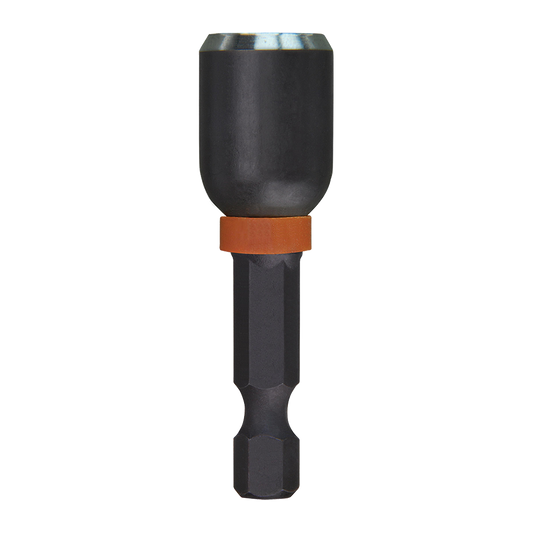 Milwaukee SHOCKWAVE™ Power Bit Magnetic Nutdriver 7/16"x 50mm (2")    - 49664506 - Available at Power Tool Specialists, Carlton, Victoria, Australia.