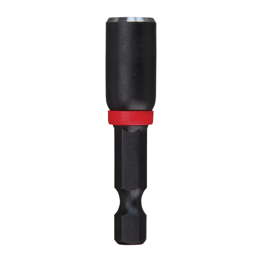 Milwaukee SHOCKWAVE™ Power Bit Magnetic Nutdriver 1/4"x 50mm (2") Pkt 3    - 49664522 - Available at Power Tool Specialists, Carlton, Victoria, Australia.