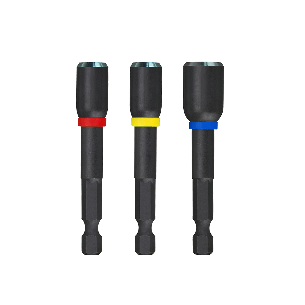 Milwaukee SHOCKWAVE™ Magnetic 65mm Nut Driver 3 Pce
1/4", 5/16", 3/8" - 49664564 - Available at Power Tool Specialists, Carlton, Victoria, Australia.