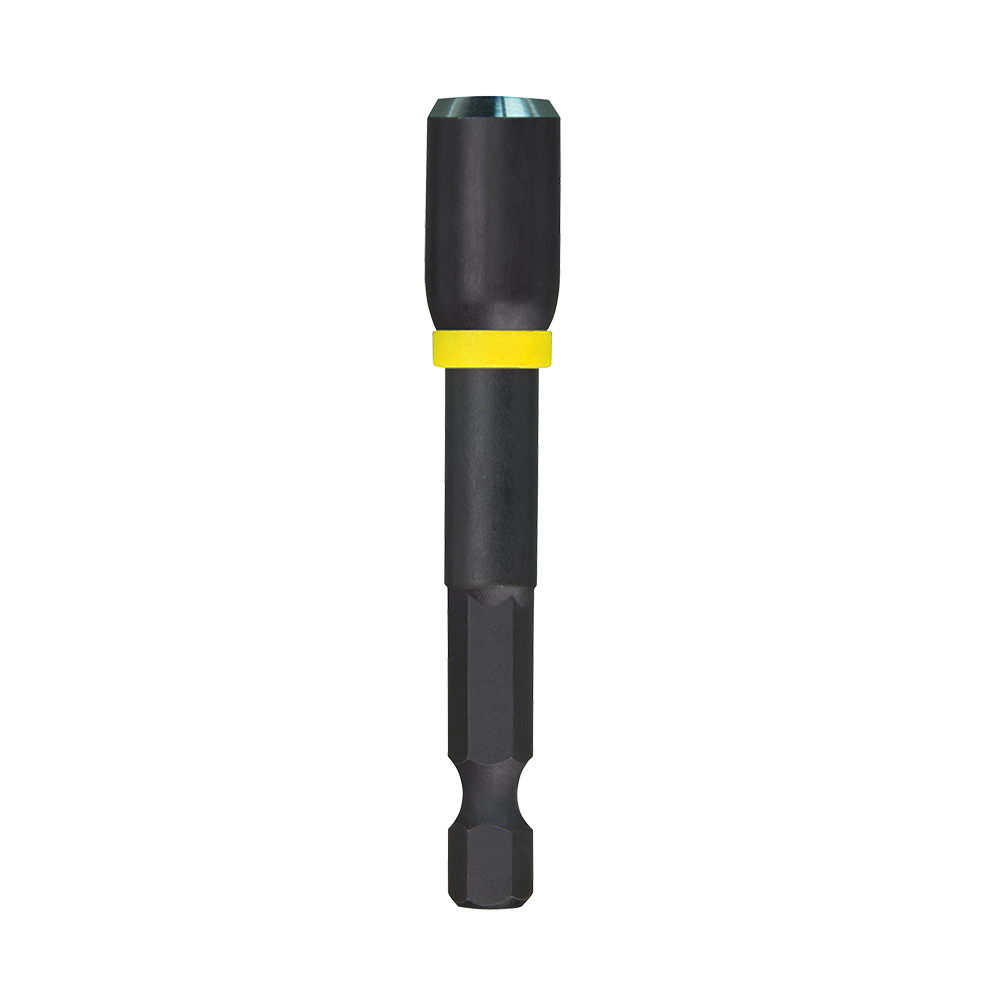 Milwaukee SHOCKWAVE™ Power Bit Magnetic Nutdriver 5/16"x 65mm (2-1/2") 10 Pce - 49664733A - Available at Power Tool Specialists, Carlton, Victoria, Australia.