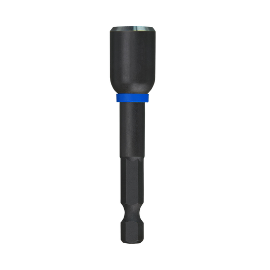 Milwaukee SHOCKWAVE™ Power Bit Magnetic Nutdriver 3/8"x 65mm (2-1/2") 10 Pce - 49664735A - Available at Power Tool Specialists, Carlton, Victoria, Australia.