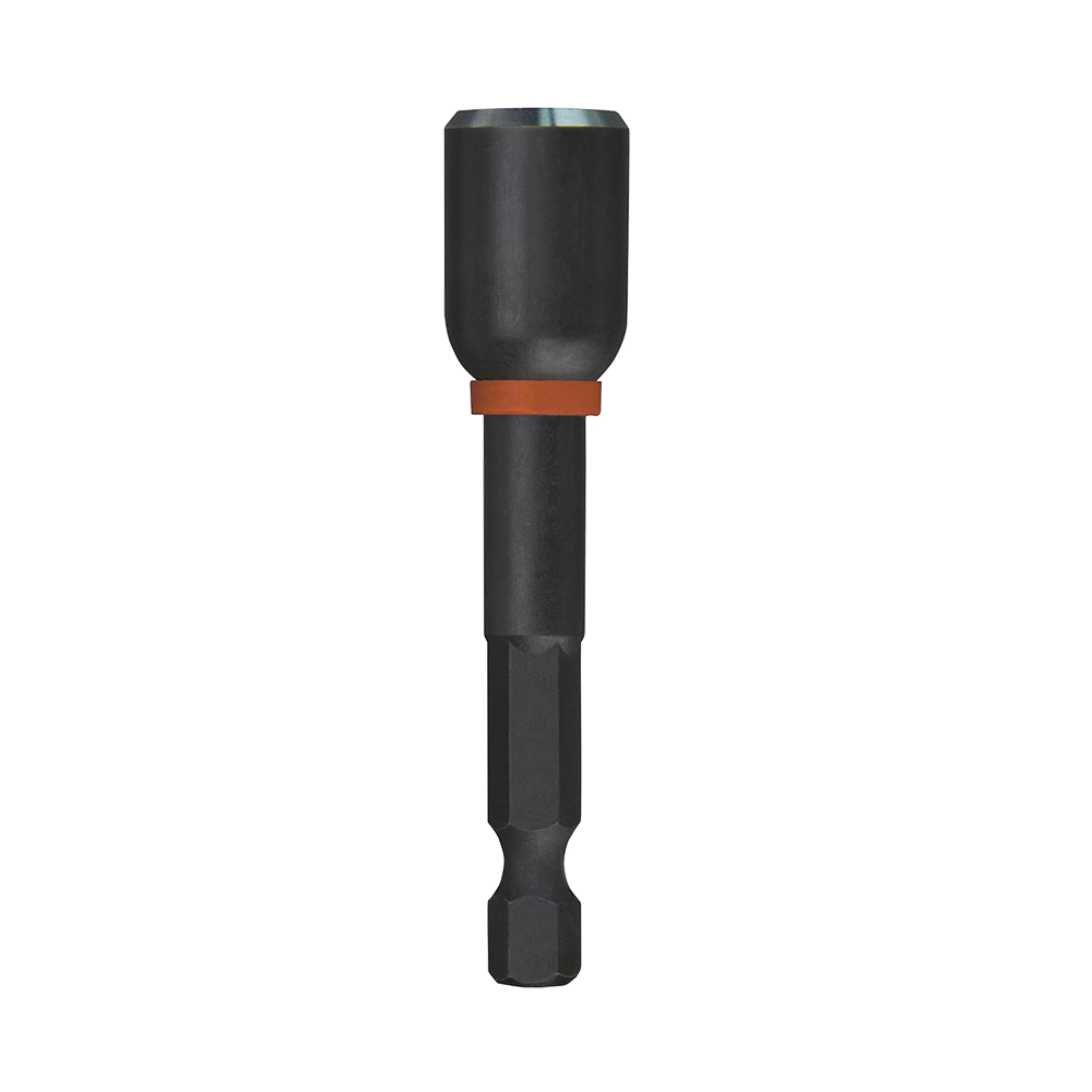 Milwaukee SHOCKWAVE™ Power Bit Magnetic Nutdriver 7/16"x 65mm (2-1/2") 10 Pce - 49664736A - Available at Power Tool Specialists, Carlton, Victoria, Australia.