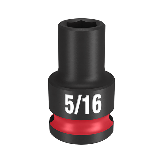 Milwaukee SHOCKWAVE™ 3/8" Drive 5/16" Standard 6 Point Impact Socket - 49666102 - Available at Power Tool Specialists, Carlton, Victoria, Australia.