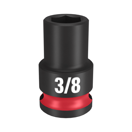 Milwaukee SHOCKWAVE™ 3/8" Drive 3/8" Standard 6 Point Impact Socket - 49666104 - Available at Power Tool Specialists, Carlton, Victoria, Australia.
