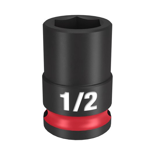 Milwaukee SHOCKWAVE™ 3/8" Drive 1/2" Standard 6 Point Impact Socket - 49666106 - Available at Power Tool Specialists, Carlton, Victoria, Australia.