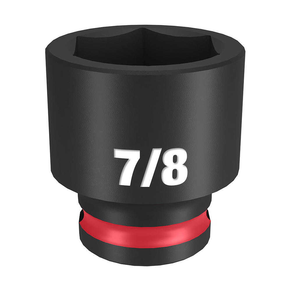 Milwaukee SHOCKWAVE™ 3/8" Drive 7/8" Standard 6 Point Impact Socket - 49666112 - Available at Power Tool Specialists, Carlton, Victoria, Australia.