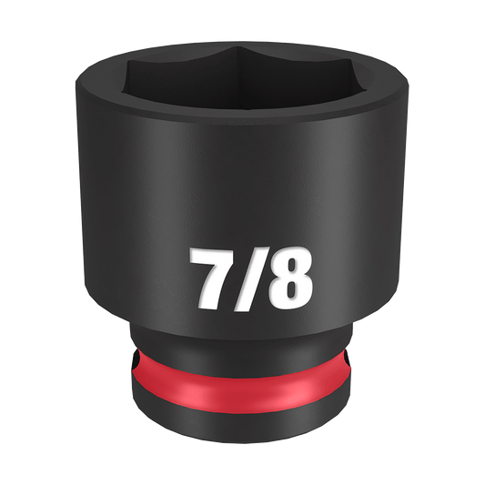 Milwaukee SHOCKWAVE™ 3/8" Drive 7/8" Standard 6 Point Impact Socket - 49666112 - Available at Power Tool Specialists, Carlton, Victoria, Australia.