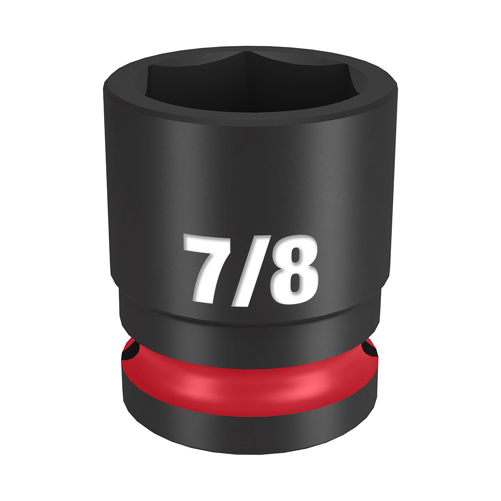 Milwaukee SHOCKWAVE™ 1/2" Drive 7/8" Standard 6 Point Impact Socket - 49666208 - Available at Power Tool Specialists, Carlton, Victoria, Australia.