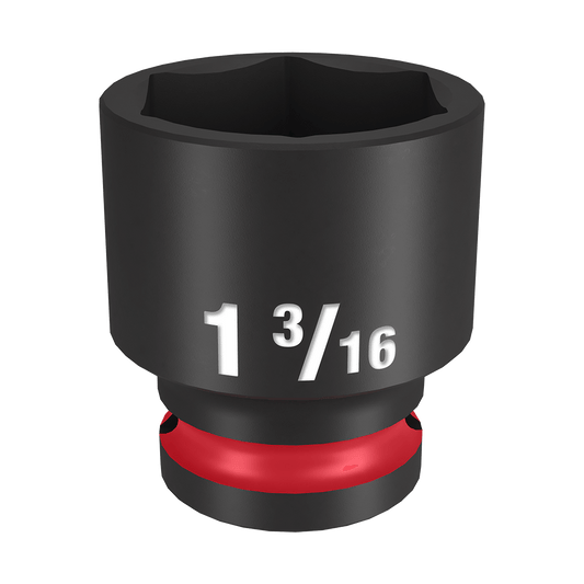 Milwaukee SHOCKWAVE™ 1/2" Drive 1-3/16" Standard 6 Point Impact Socket - 49666213 - Available at Power Tool Specialists, Carlton, Victoria, Australia.
