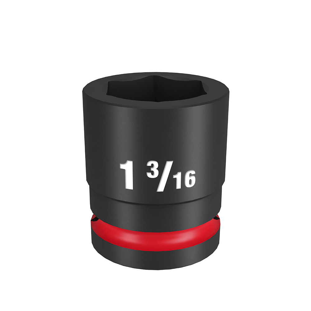 Milwaukee SHOCKWAVE™ 3/4" Drive 1-3/16" Standard 6 Point Impact Socket - 49666310 - Available at Power Tool Specialists, Carlton, Victoria, Australia.
