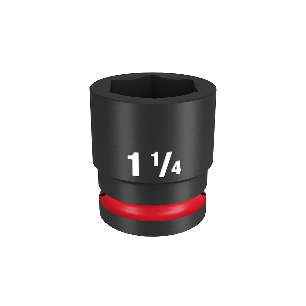 Milwaukee SHOCKWAVE™ 3/4" Drive 1-1/4" Standard 6 Point Impact Socket - 49666311 - Available at Power Tool Specialists, Carlton, Victoria, Australia.