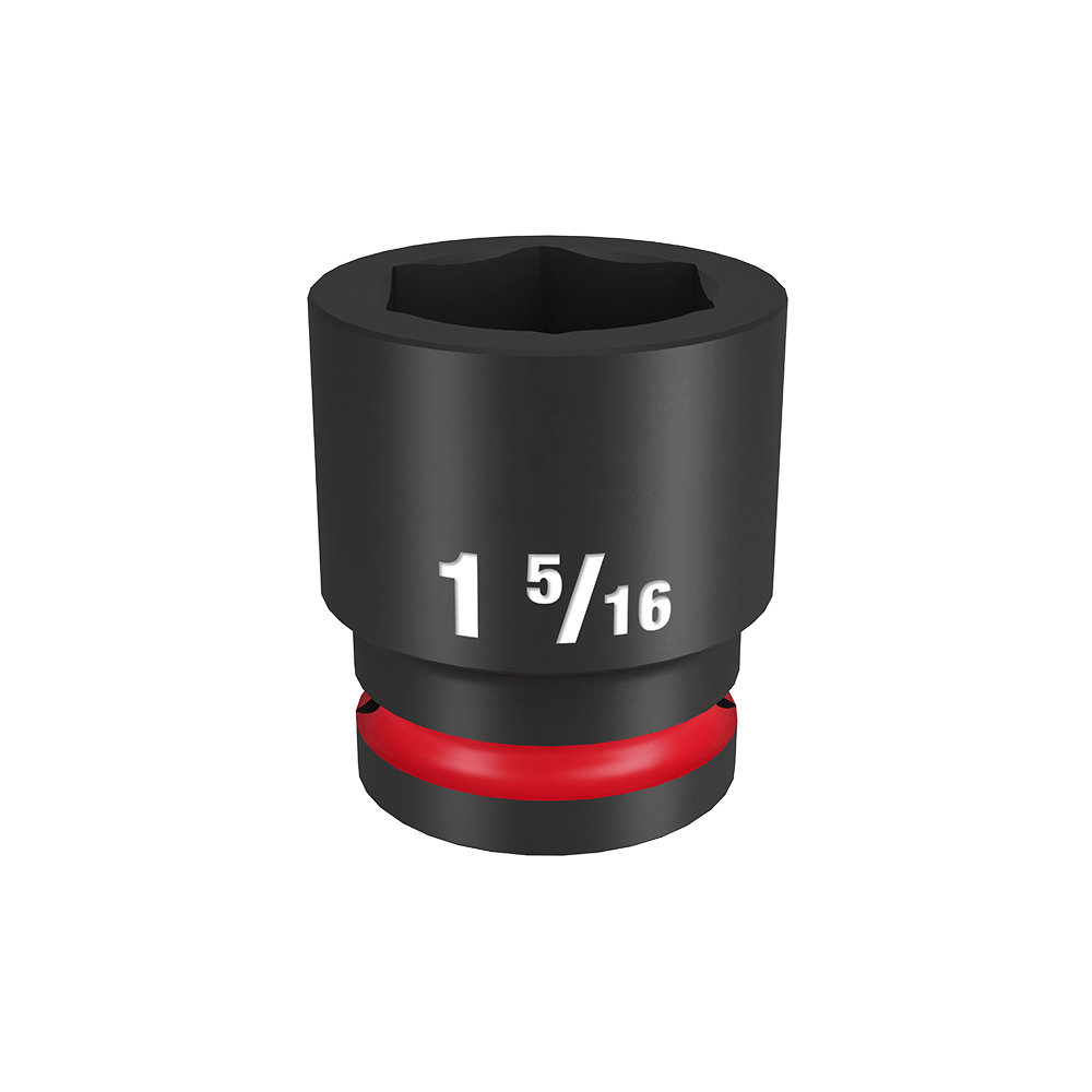 Milwaukee SHOCKWAVE™ 3/4" Drive 1-5/16" Standard 6 Point Impact Socket - 49666312 - Available at Power Tool Specialists, Carlton, Victoria, Australia.