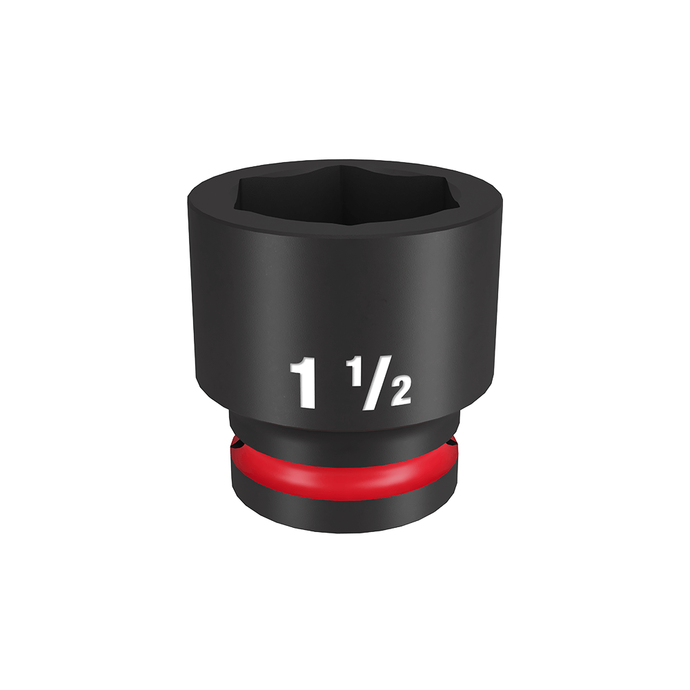 Milwaukee SHOCKWAVE™ 3/4" Drive 1-1/2" Standard 6 Point Impact Socket - 49666315 - Available at Power Tool Specialists, Carlton, Victoria, Australia.