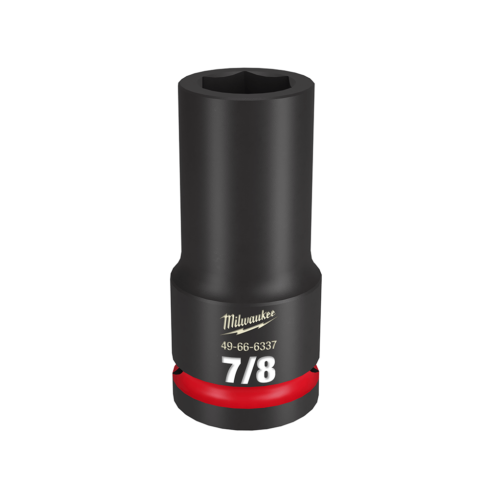 Milwaukee SHOCKWAVE™ 3/4" Drive 7/8" Deep 6 Point Impact Socket - 49666337 - Available at Power Tool Specialists, Carlton, Victoria, Australia.