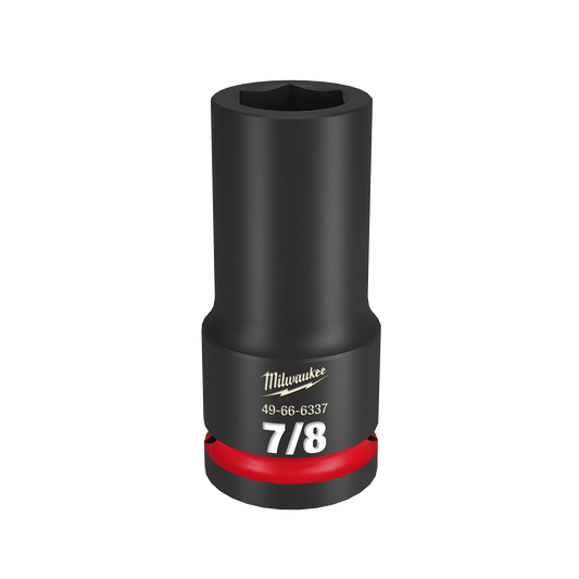 Milwaukee SHOCKWAVE™ 3/4" Drive 7/8" Deep 6 Point Impact Socket - 49666337 - Available at Power Tool Specialists, Carlton, Victoria, Australia.