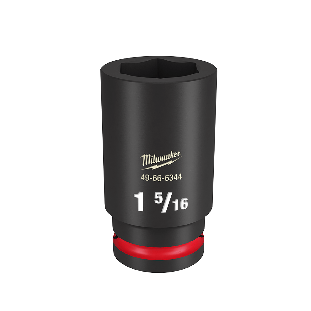 Milwaukee SHOCKWAVE™ 3/4" Drive 1-5/16" Deep 6 Point Impact Socket - 49666344 - Available at Power Tool Specialists, Carlton, Victoria, Australia.