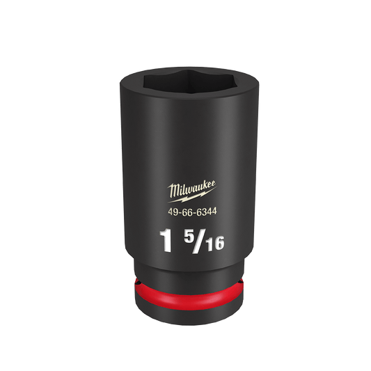Milwaukee SHOCKWAVE™ 3/4" Drive 1-5/16" Deep 6 Point Impact Socket - 49666344 - Available at Power Tool Specialists, Carlton, Victoria, Australia.