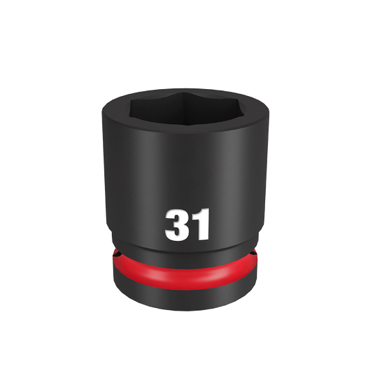 Milwaukee SHOCKWAVE™ 3/4" Drive 31mm Standard 6 Point Impact Socket - 49666369 - Available at Power Tool Specialists, Carlton, Victoria, Australia.