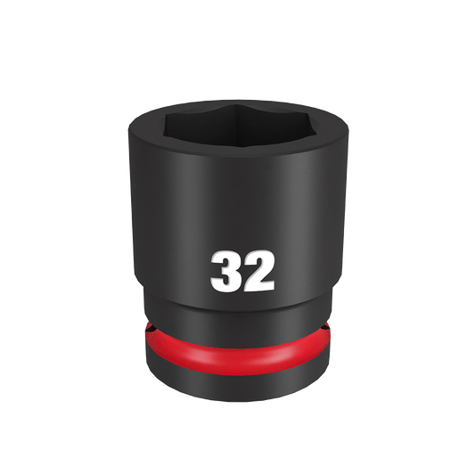 Milwaukee SHOCKWAVE™ 3/4" Drive 32mm Standard 6 Point Impact Socket - 49666370 - Available at Power Tool Specialists, Carlton, Victoria, Australia.