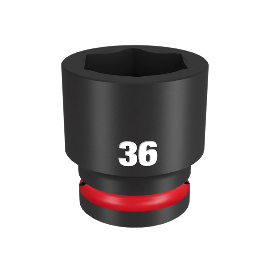 Milwaukee SHOCKWAVE™ 3/4" Drive 36mm Standard 6 Point Impact Socket - 49666374 - Available at Power Tool Specialists, Carlton, Victoria, Australia.
