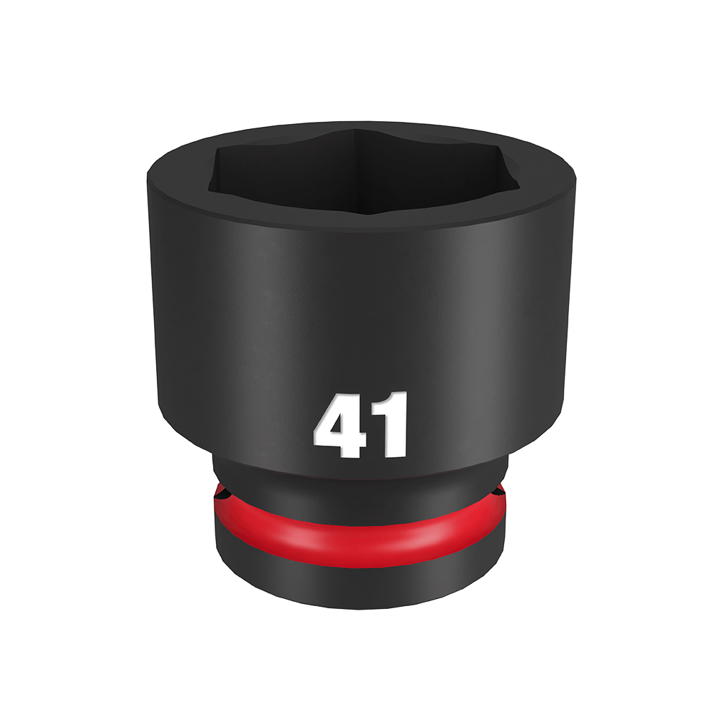 Milwaukee SHOCKWAVE™ 3/4" Drive 41mm Standard 6 Point Impact Socket - 49666379 - Available at Power Tool Specialists, Carlton, Victoria, Australia.