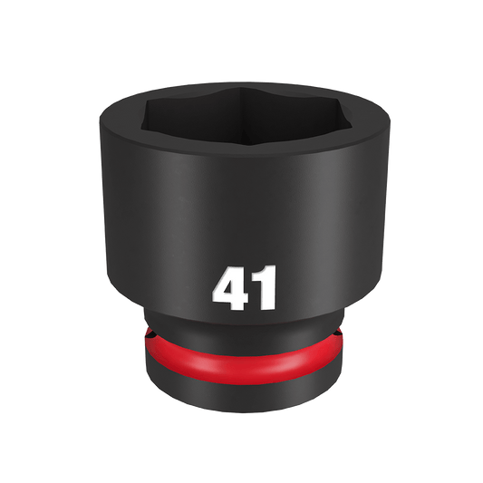 Milwaukee SHOCKWAVE™ 3/4" Drive 41mm Standard 6 Point Impact Socket - 49666379 - Available at Power Tool Specialists, Carlton, Victoria, Australia.