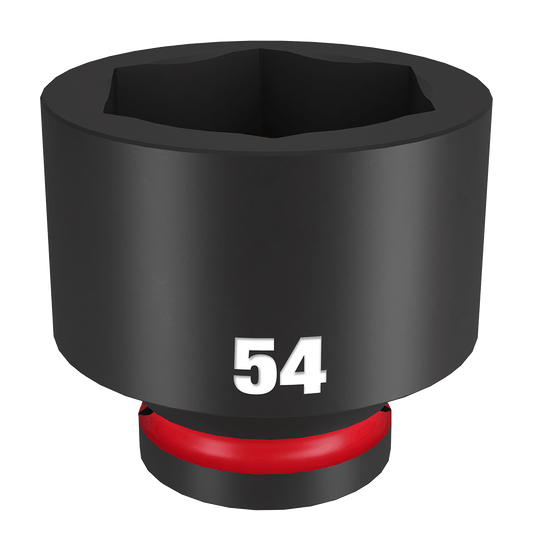 Milwaukee SHOCKWAVE™ 3/4" Drive 54mm Standard 6 Point Impact Socket - 49666389 - Available at Power Tool Specialists, Carlton, Victoria, Australia.