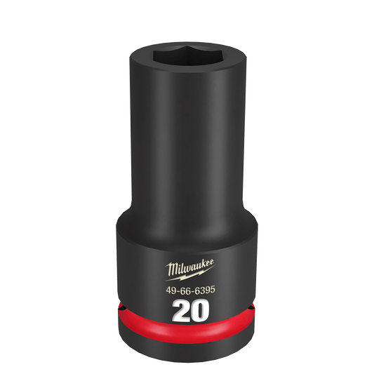 Milwaukee SHOCKWAVE™ 3/4" Drive 20mm Deep 6 Point Impact Socket - 49666395 - Available at Power Tool Specialists, Carlton, Victoria, Australia.