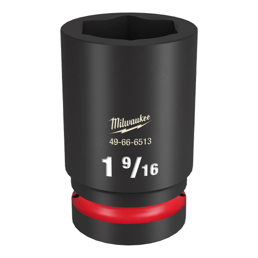 Milwaukee SHOCKWAVE™ 1" Drive 1-9/16" Deep 6 Point Impact Socket  - 49666513 - Available at Power Tool Specialists, Carlton, Victoria, Australia.