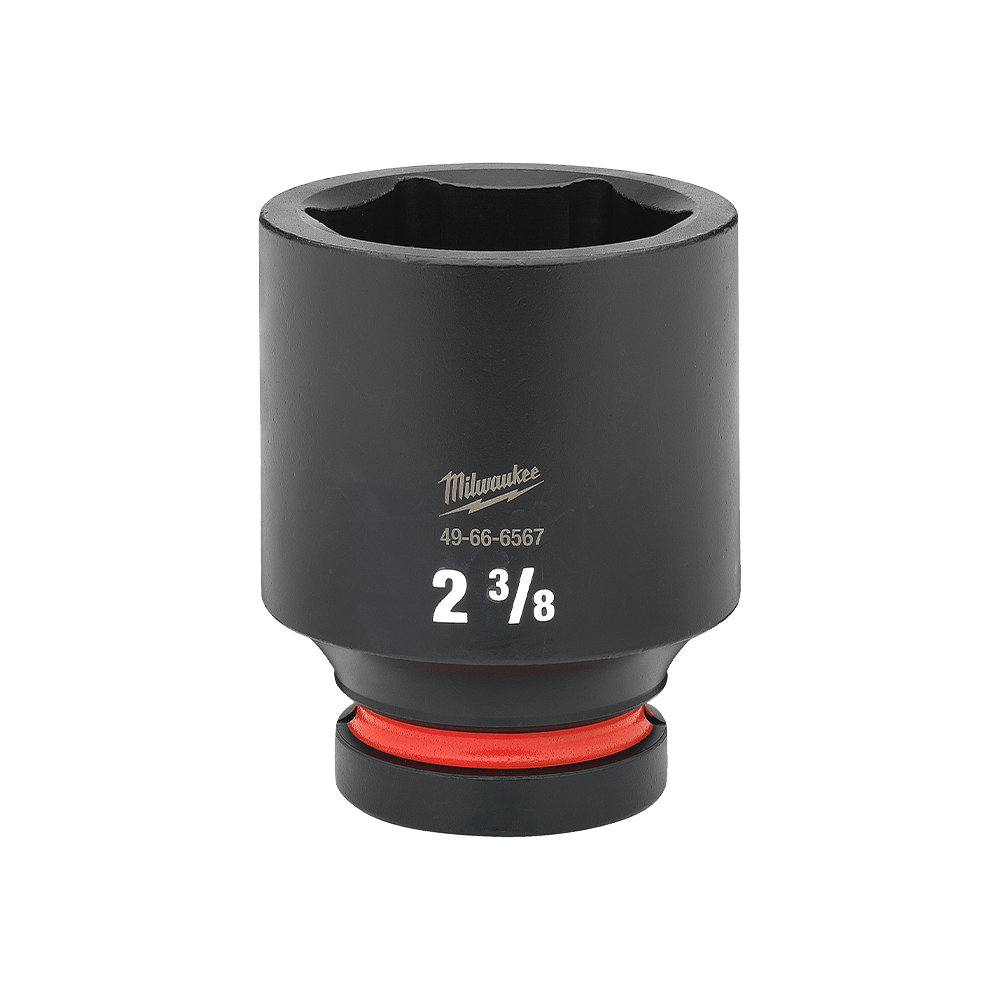 Milwaukee SHOCKWAVE™ 1" Drive 2-3/8" Deep 6 Point Impact Socket     - 49666567 - Available at Power Tool Specialists, Carlton, Victoria, Australia.