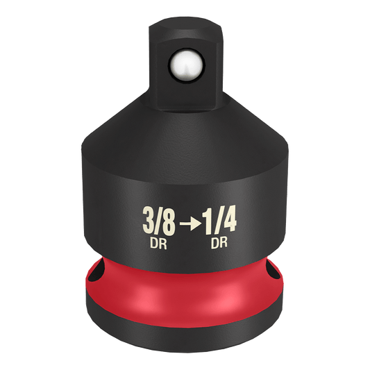 Milwaukee SHOCKWAVE™ 3/8" Drive to 1/4" Drive Impact Socket Reducer - 49666722 - Available at Power Tool Specialists, Carlton, Victoria, Australia.