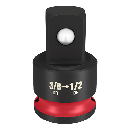 Milwaukee SHOCKWAVE™ 3/8" Drive to 1/2" Drive Impact Socket Adapter - 49666723 - Available at Power Tool Specialists, Carlton, Victoria, Australia.