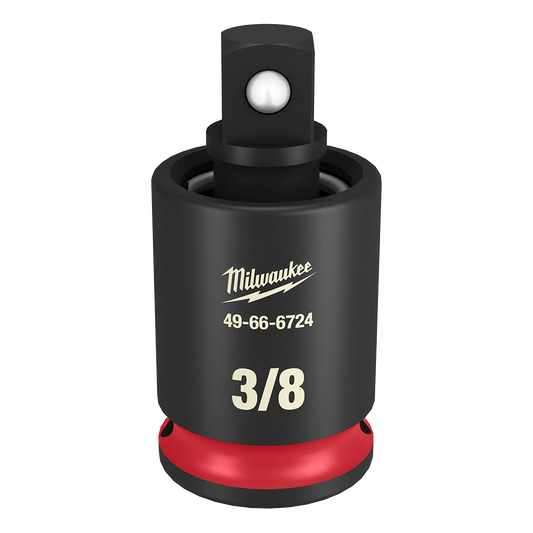 Milwaukee SHOCKWAVE™ 3/8" Drive Impact Socket Universal Joint - 49666724 - Available at Power Tool Specialists, Carlton, Victoria, Australia.