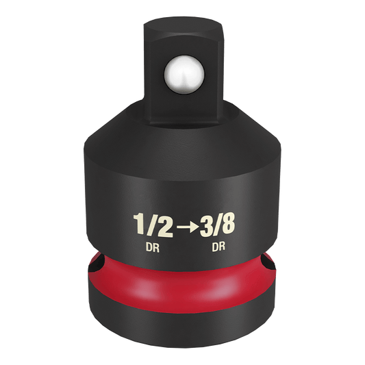 Milwaukee SHOCKWAVE™ 1/2" Drive to 3/8" Drive Impact Socket Reducer - 49666725 - Available at Power Tool Specialists, Carlton, Victoria, Australia.