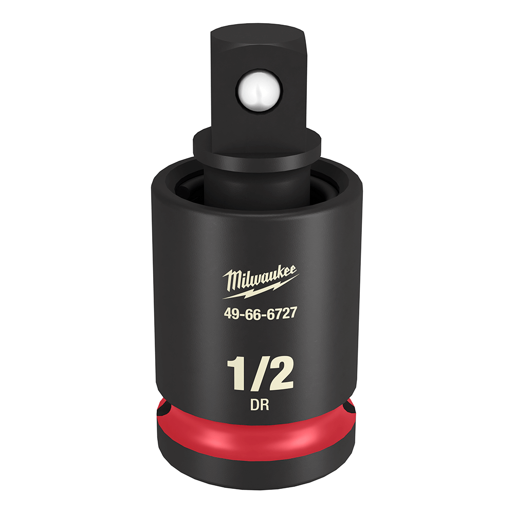 Milwaukee SHOCKWAVE™ 1/2" Drive Impact Socket Universal Joint - 49666727 - Available at Power Tool Specialists, Carlton, Victoria, Australia.