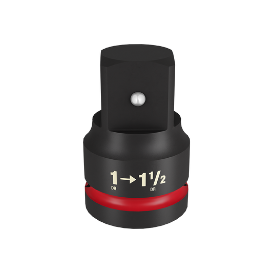 Milwaukee SHOCKWAVE™ 1" Drive to 1-1/2" Drive Impact Socket Adapter - 49666732 - Available at Power Tool Specialists, Carlton, Victoria, Australia.