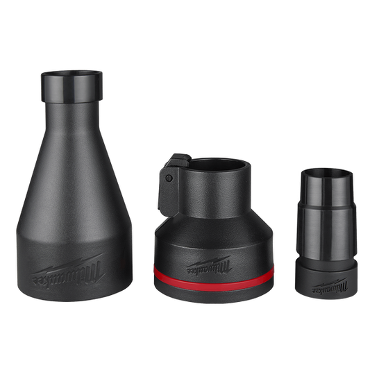 Milwaukee 63.5mm (2-1/2") Dust Extraction Adaptor Kit - 49902000 - Available at Power Tool Specialists, Carlton, Victoria, Australia.