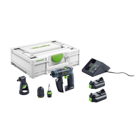 Festool CXS 10.8V Mini Cordless Drill 2.6Ah Set - 576097 (LAST ONE)