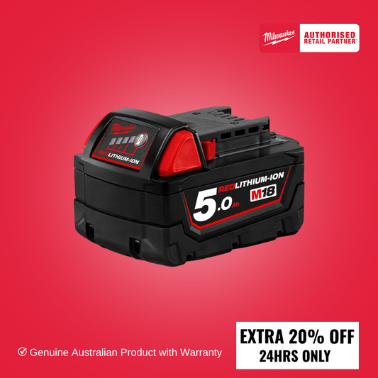 Milwaukee M18™ REDLITHIUM™ 5.0Ah Battery - M18B5