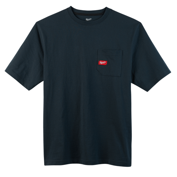Milwaukee Heavy Duty Pocket Tee Short Sleeve Blue 601BL
